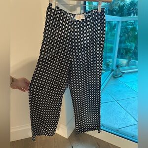 Beach Riot Black and White Wide Leg Pants